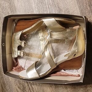 Women Wedge Gold Derek, Platino SY